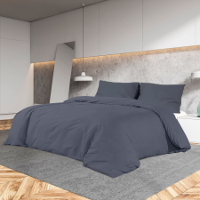 vidaXL antracitszürke mikroszálas ágyneműhuzat-garnitúra 260 x 220 cm lakástextília