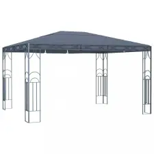 vidaXL Antracitszürke pavilon 400 x 300 cm kerti bútor