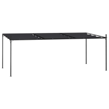 vidaXL antracitszürke pavilon behúzható tetővel 600 x 300 x 233 cm kerti bútor
