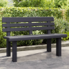 vidaXL Antracitszürke polipropilén kerti pad 110 x 52 x 71 cm