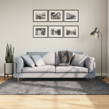 vidaXL antracitszürke rövid szálú puha és mosható szőnyeg 140 x 200 cm lakástextília