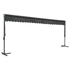 vidaXL antracitszürke szabadon álló napellenző 600 x 300 cm (145888) kerti bútor