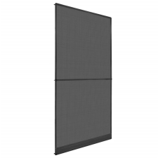 vidaXL Antracitszürke zsanéros ajtó szúnyogháló 120 x 240 cm szúnyogháló