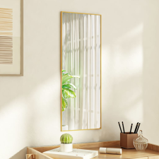 vidaXL arany üveg és alumínium ajtótükör 30 x 80 cm bútor