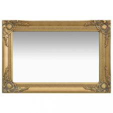 vidaXL Aranyszínű barokk stílusú fali tükör 60 x 40 cm bútor