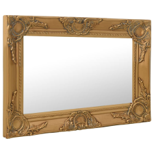 vidaXL aranyszínű barokk stílusú fali tükör 60 x 40 cm (320329) bútor