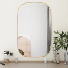 vidaXL aranyszínű falitükör 80x50 cm bútor