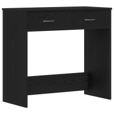 vidaXL Asztal Fekete Tölgy 80x40x75 cm Mérnöki Fa (862480) íróasztal