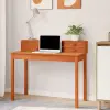  vidaXL Asztal fiókkal Faggyú barna 110 x 50 x 93 cm Szilárd Fenyőfa