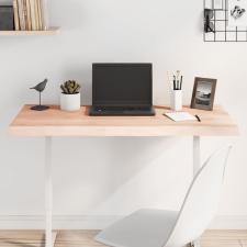 vidaXL asztallap 100x50x(2-4) cm kezeletlen tömör fa élőszegélyes bútor