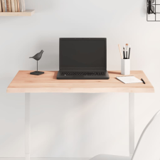 vidaXL asztallap 100x60x(2-6) cm kezeletlen tömör fa élőszegélyes bútor
