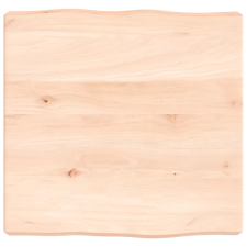 vidaXL asztallap 40x40x(2-6) cm kezeletlen tömör fa élőszegélyes bútor