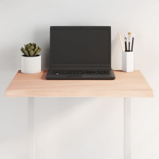 vidaXL asztallap 60x60x2 cm kezeletlen tömörfa tölgyfa élőszegélyes bútor