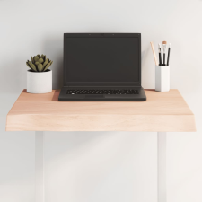 vidaXL asztallap 60x60x(2-6) cm kezeletlen tömör fa élőszegélyes bútor