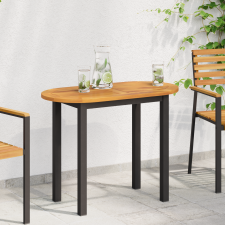 vidaXL Asztallap 90x45x2,2 cm Ovális Tömör Fa Akác bútor
