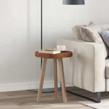 vidaXL Asztallap Egyéb sötétbarna Ø 40 x 4 cm Masszív tölgyfa bútor