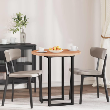 vidaXL Asztallap Egyéb Világosbarna Ø 80 x 2.5 cm Masszív tölgyfa bútor