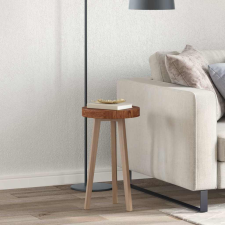 vidaXL Asztallap sötétbarna Ø 30 x 4 cm Masszív tölgyfa bútor