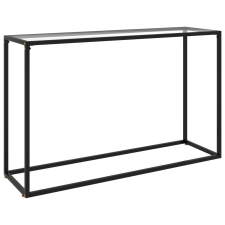 vidaXL átlátszó edzett üveg tálalóasztal 120 x 35 x 75 cm bútor