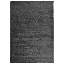 vidaXL atracitszürke hosszú szálú bozontos modern szőnyeg 140 x 200 cm (375191) lakástextília