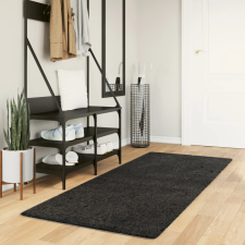 vidaXL atracitszürke hosszú szálú bozontos modern szőnyeg 80x200 cm lakástextília