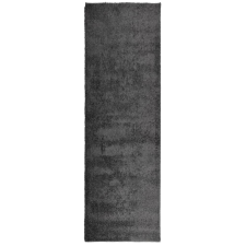 vidaXL atracitszürke hosszú szálú bozontos modern szőnyeg 80x250 cm (375187) lakástextília