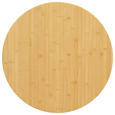 vidaXL bambusz asztallap Ø80 x 2,5 cm bútor
