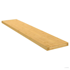 vidaXL Bambusz fali polc 100x20x4 cm bútor