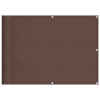 vidaXL barna 100% oxford poliészter erkélyparaván 75 x 800 cm (4000383)
