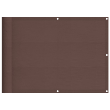 vidaXL barna 100% oxford poliészter erkélyparaván 75 x 800 cm (4000383) kerti bútor