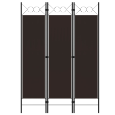 vidaXL barna 3 paneles paraván 120 x 180 cm bútor