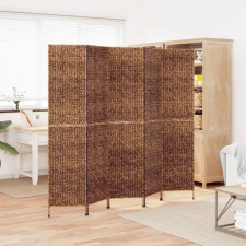 vidaXL Barna 5 paneles vízijácint térelválasztó 205x180 cm bútor