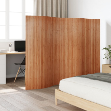 vidaXL barna bambusz térelválasztó 165 x 250 cm bútor