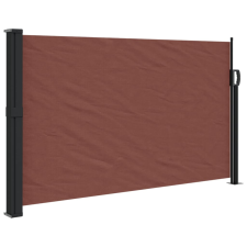 vidaXL barna behúzható oldalsó napellenző 120 x 300 cm (4004284) kerti bútor
