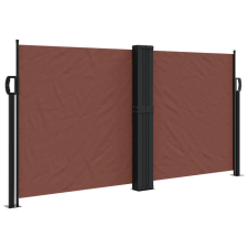 vidaXL barna behúzható oldalsó napellenző 120 x 600 cm (4004599) kerti bútor