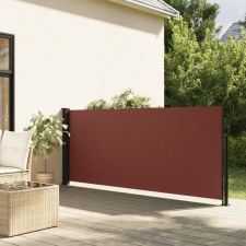 vidaXL barna behúzható oldalsó napellenző 140 x 600 cm kerti bútor