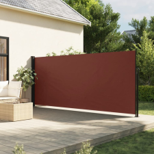 vidaXL barna behúzható oldalsó napellenző 180 x 500 cm kerti bútor