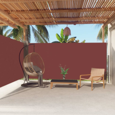 vidaXL barna behúzható oldalsó napellenző 180 x 600 cm kerti bútor