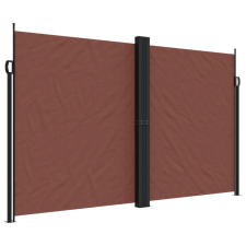 vidaXL barna behúzható oldalsó napellenző 200 x 600 cm (4004659) kerti bútor