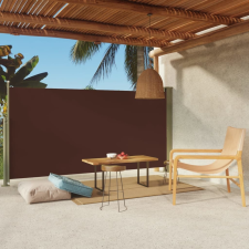 vidaXL barna behúzható oldalsó terasznapellenző 160 x 300 cm kerti bútor
