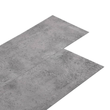vidaXL barna cement 2 mm-es öntapadó PVC padlóburkoló lapok 5,21m² (330186) járólap