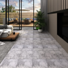 vidaXL barna cement színű 2 mm-es öntapadó PVC padlóburkolat 5,02 m²