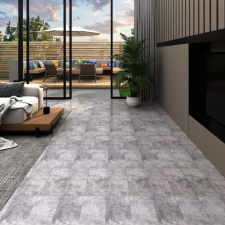 vidaXL barna cement színű 2 mm-es öntapadó PVC padlóburkolat 5,02 m² beton- és padlóbevonat