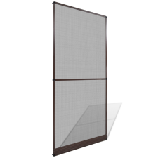 vidaXL Barna csukló ajtós szúnyogháló 100 x 215 cm szúnyogháló