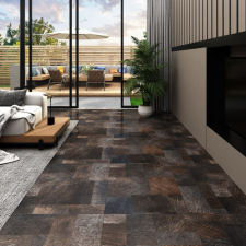 vidaXL Barna famintás öntapadó pvc padlóburkolat 5,11 m² építőanyag