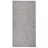 vidaXL Barna-fekete lapos szövésű kültéri szőnyeg 100 x 200 cm