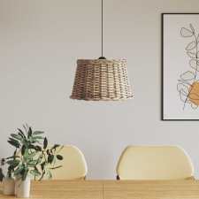 vidaXL barna fonott mennyezeti lámpaernyő Ø45 x 28 cm világítás