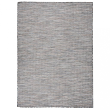 vidaXL barna-kék lapos szövésű kültéri szőnyeg 200 x 280 cm lakástextília