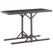 vidaXL barna kerti asztal 110 x 53 x 72 cm kerti bútor