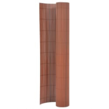 vidaXL barna kétoldalas kerti kerítés 110 x 300 cm építőanyag